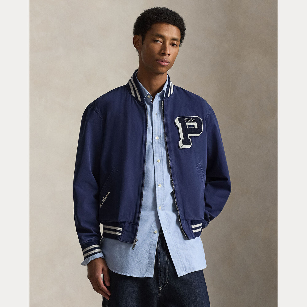 POLO Ralph Lauren Sportief jack – Blauw-91% viscose, 8% nylon, 1% elastaan-HEREN JASSEN & JACKS-Blauw