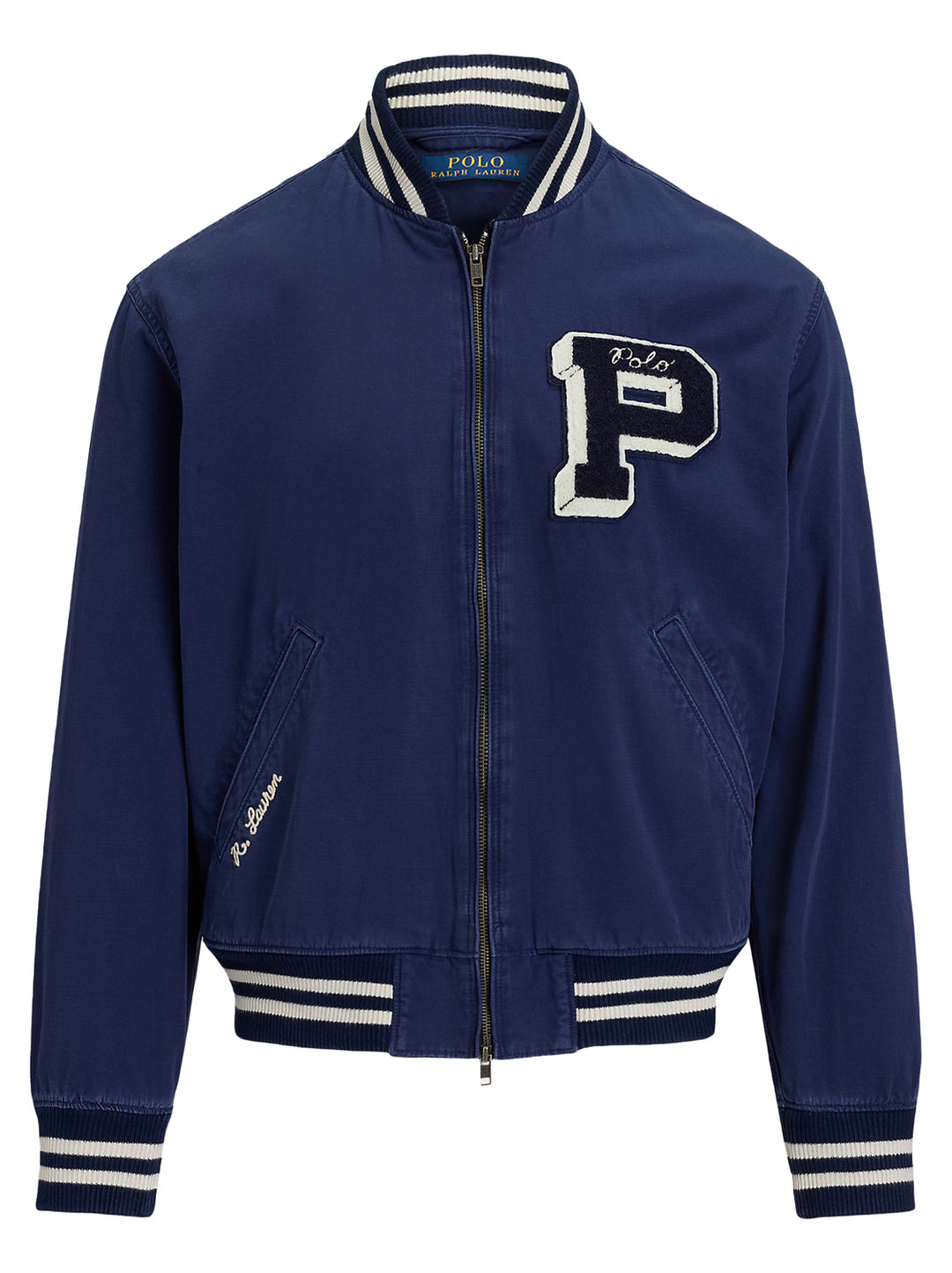 POLO Ralph Lauren Sportief jack – Blauw-91% viscose, 8% nylon, 1% elastaan-HEREN JASSEN & JACKS-Blauw