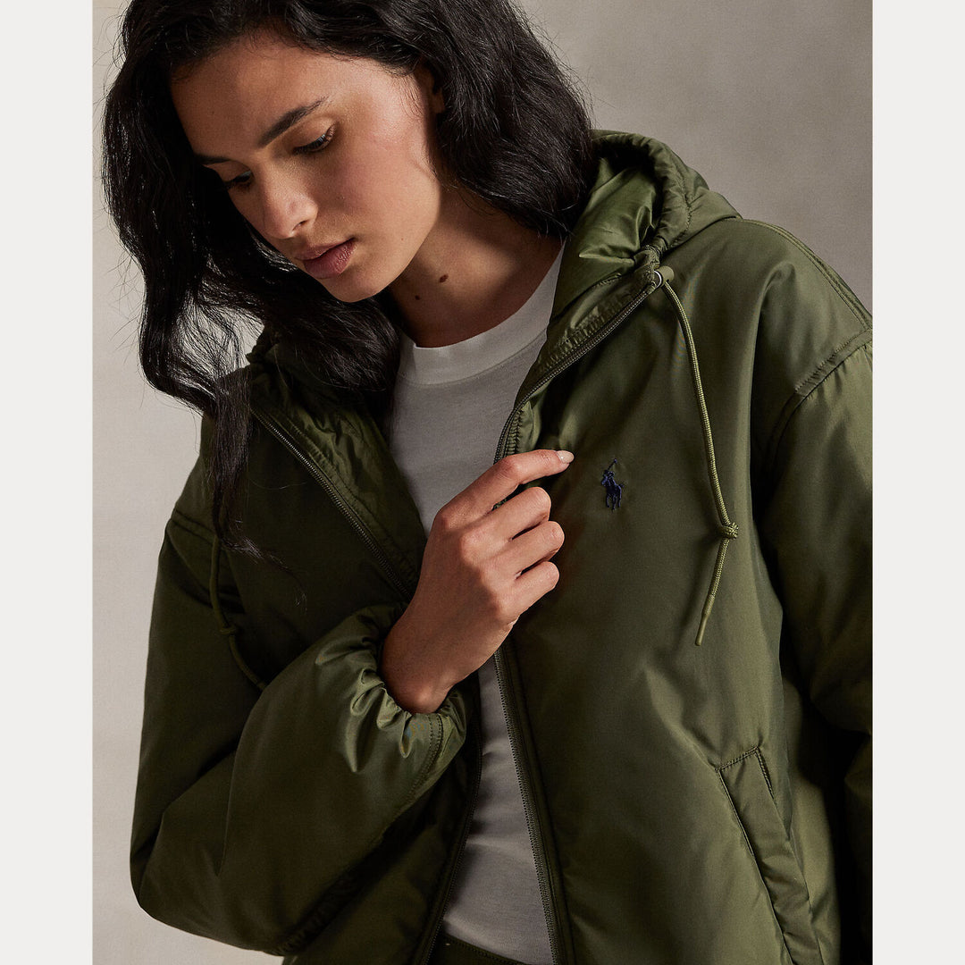 POLO Ralph Lauren Sportief Jack – Groen-100% polyester-DAMES JASSEN & JACKS-Groen