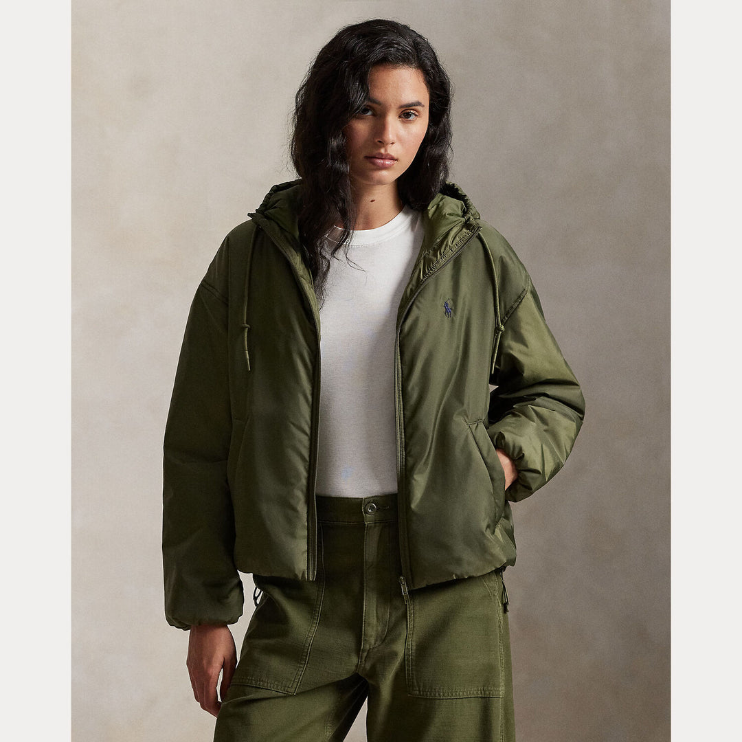 POLO Ralph Lauren Sportief Jack – Groen-100% polyester-DAMES JASSEN & JACKS-Groen