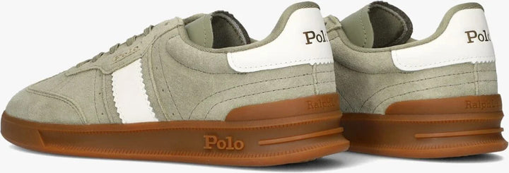 POLO Ralph Lauren Suede Retro Sneakers – Groen-100% leer-DAMES SCHOENEN-Groen