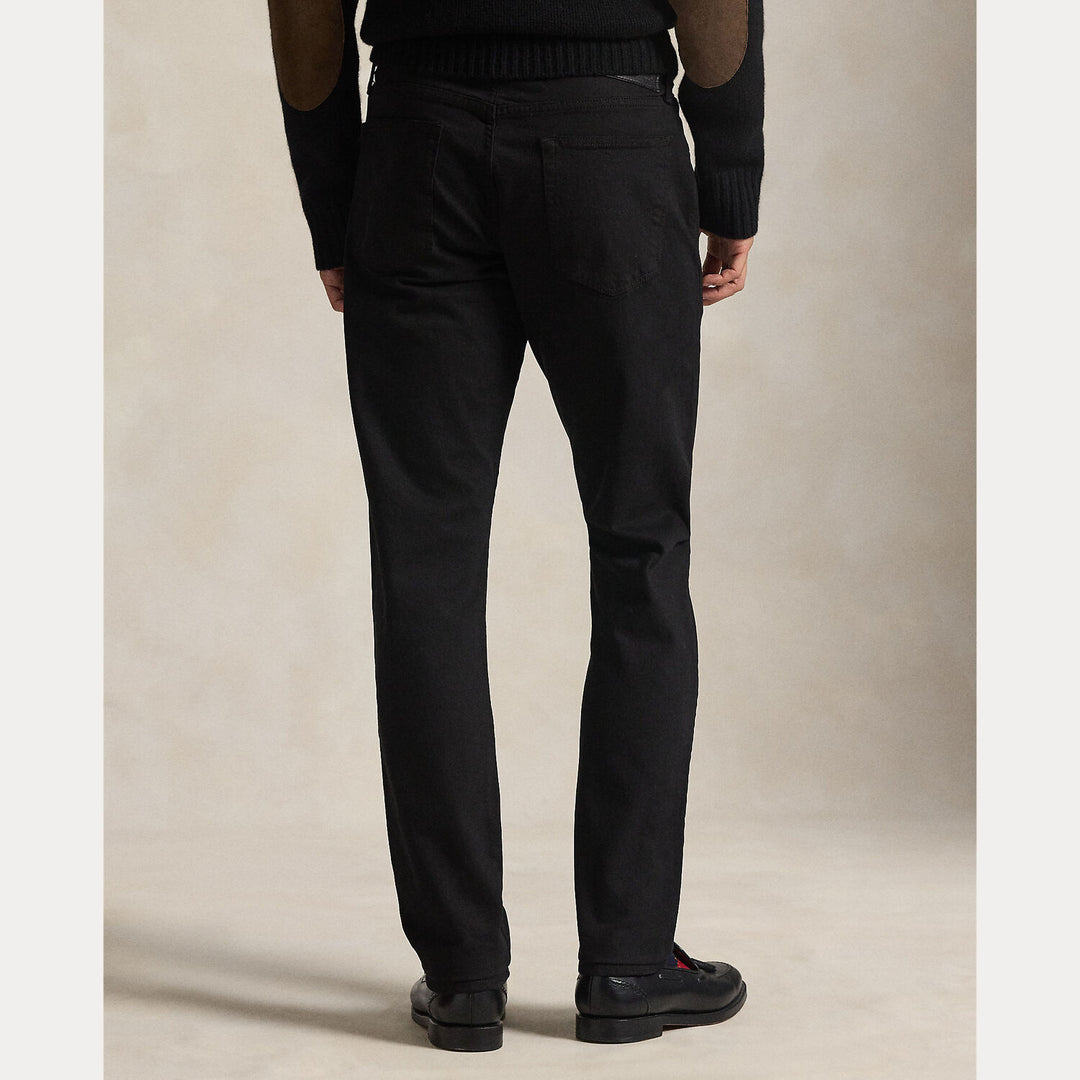 POLO Ralph Lauren – Sullivan Slim Stretch Jeans-98% katoen, 2% elastaan-HEREN BROEKEN-Zwart