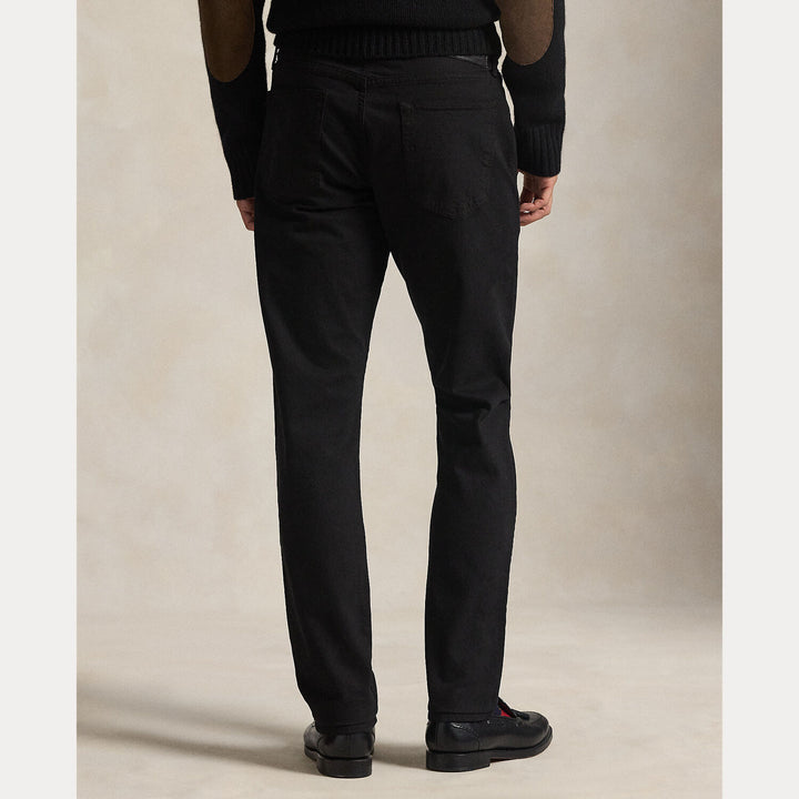 POLO Ralph Lauren – Sullivan Slim Stretch Jeans-98% katoen, 2% elastaan-HEREN BROEKEN-Zwart