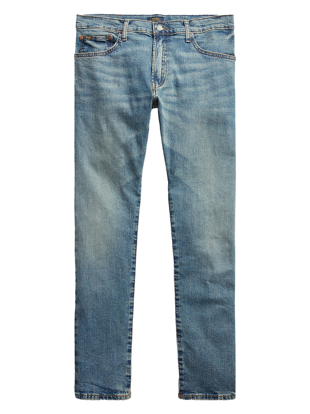 POLO Ralph Lauren Sullivan Slim Stretch Jeans-99% katoen, 1% elastaan-HEREN BROEKEN-Blauw