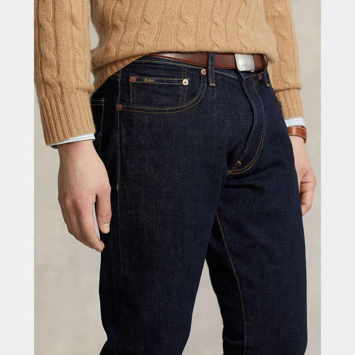 POLO Ralph Lauren – Sullivan Slim Stretch Jeans-99% katoen, 1% elastaan-HEREN BROEKEN-Blauw