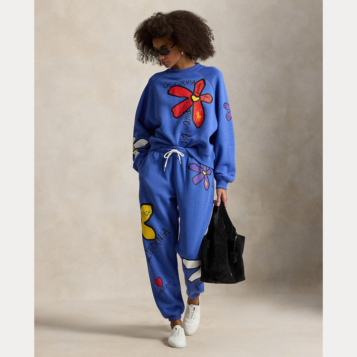 POLO Ralph Lauren – Sweater Blauw-83% katoen, 17% polyester-DAMES TRUIEN & VESTEN-Blauw