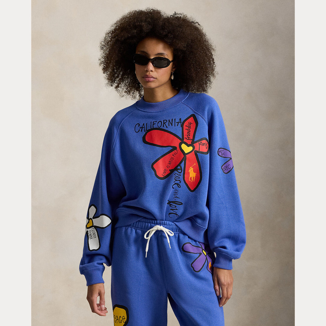 POLO Ralph Lauren – Sweater Blauw-83% katoen, 17% polyester-DAMES TRUIEN & VESTEN-Blauw