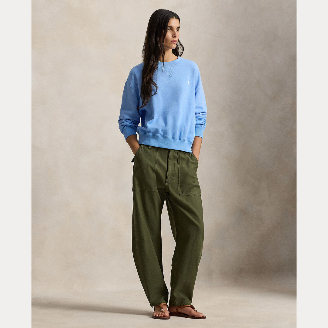 POLO Ralph Lauren Sweater – Blauw-86% katoen, 14% polyester-DAMES TRUIEN & VESTEN-Blauw