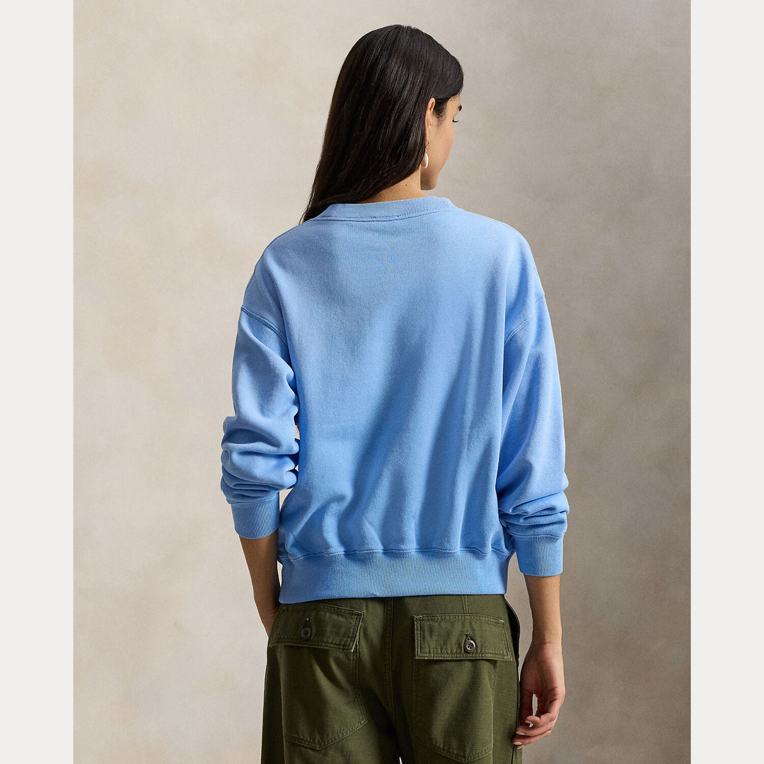 POLO Ralph Lauren Sweater – Blauw-86% katoen, 14% polyester-DAMES TRUIEN & VESTEN-Blauw