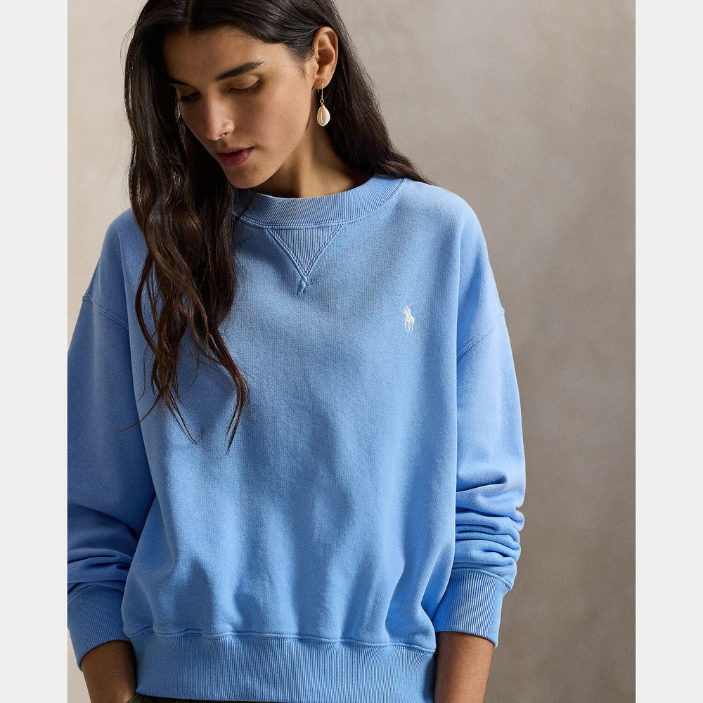 POLO Ralph Lauren Sweater – Blauw-86% katoen, 14% polyester-DAMES TRUIEN & VESTEN-Blauw