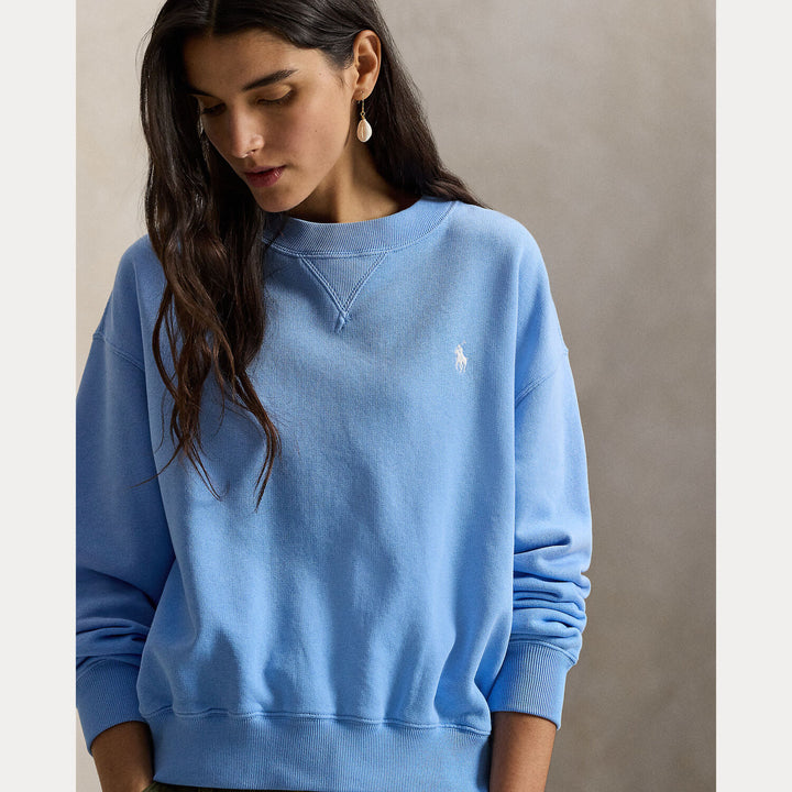POLO Ralph Lauren Sweater – Blauw-86% katoen, 14% polyester-DAMES TRUIEN & VESTEN-Blauw