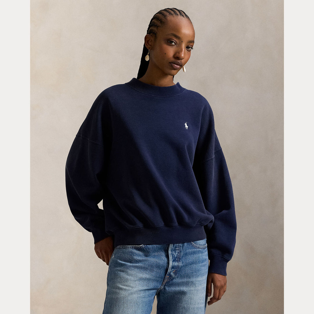 POLO Ralph Lauren Sweater – Blauw-87% katoen, 13% polyester-DAMES TRUIEN & VESTEN-Blauw