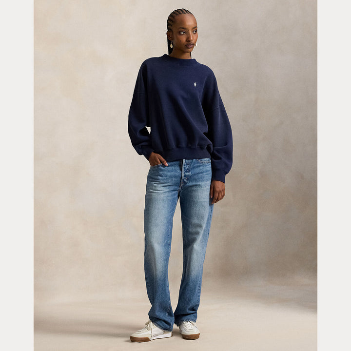 POLO Ralph Lauren Sweater – Blauw-87% katoen, 13% polyester-DAMES TRUIEN & VESTEN-Blauw