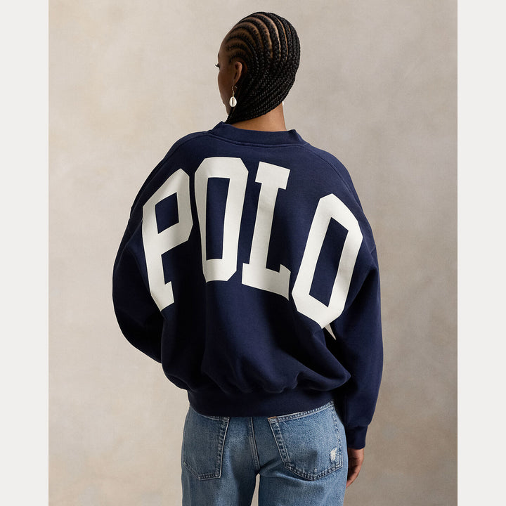 POLO Ralph Lauren Sweater – Blauw-87% katoen, 13% polyester-DAMES TRUIEN & VESTEN-Blauw
