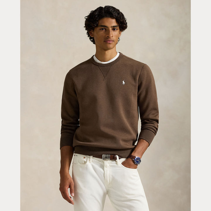 POLO Ralph Lauren – Sweater Bruin-66% katoen, 34% polyester-HEREN TRUIEN & VESTEN-Bruin