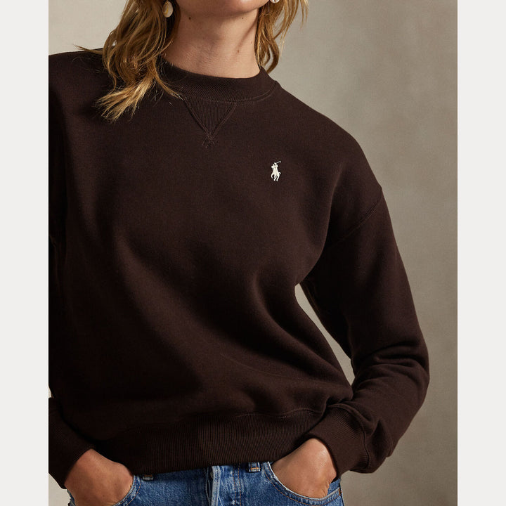 POLO Ralph Lauren Sweater – Bruin-83% katoen, 17% polyester-DAMES TRUIEN & VESTEN-Bruin