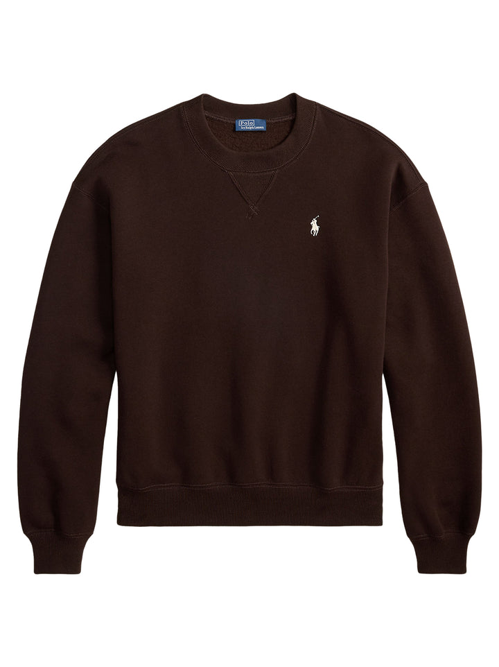 POLO Ralph Lauren Sweater – Bruin-83% katoen, 17% polyester-DAMES TRUIEN & VESTEN-Bruin