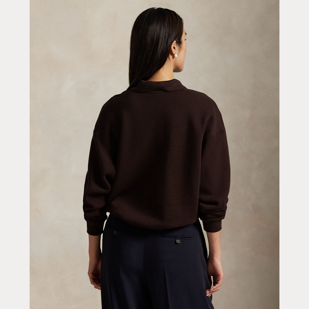 POLO Ralph Lauren Sweater – Bruin-83% katoen, 17% polyester-DAMES TRUIEN & VESTEN-Bruin