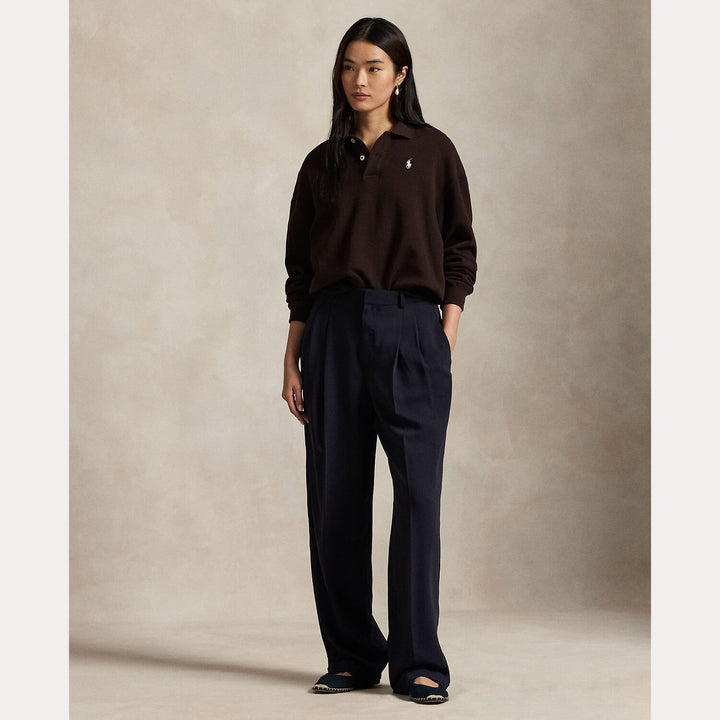 POLO Ralph Lauren Sweater – Bruin-83% katoen, 17% polyester-DAMES TRUIEN & VESTEN-Bruin