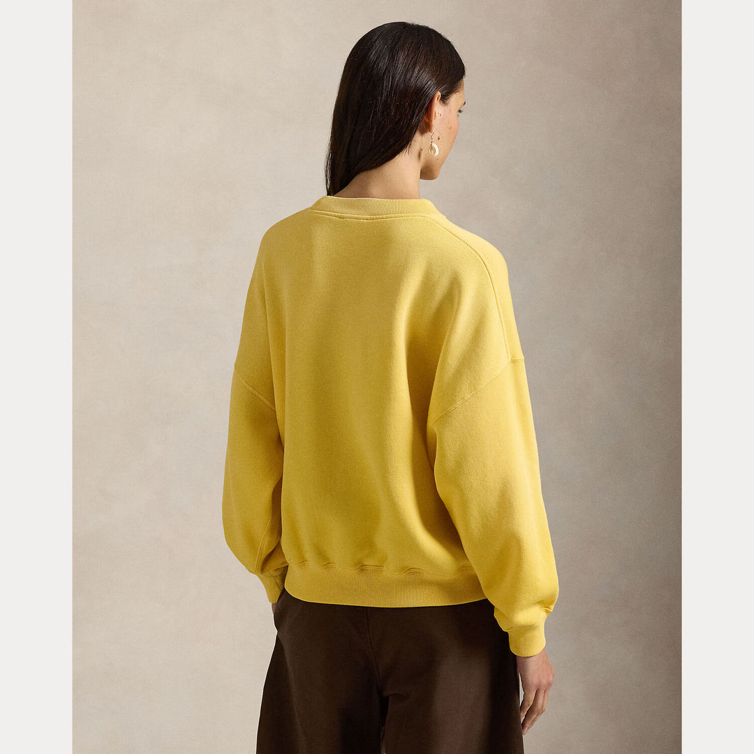 POLO Ralph Lauren Sweater – Geel-86% katoen, 14% polyester-DAMES TRUIEN & VESTEN-Geel