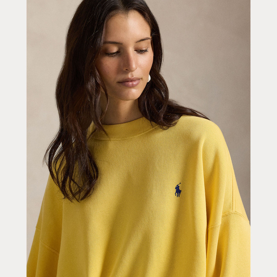 POLO Ralph Lauren Sweater – Geel-86% katoen, 14% polyester-DAMES TRUIEN & VESTEN-Geel