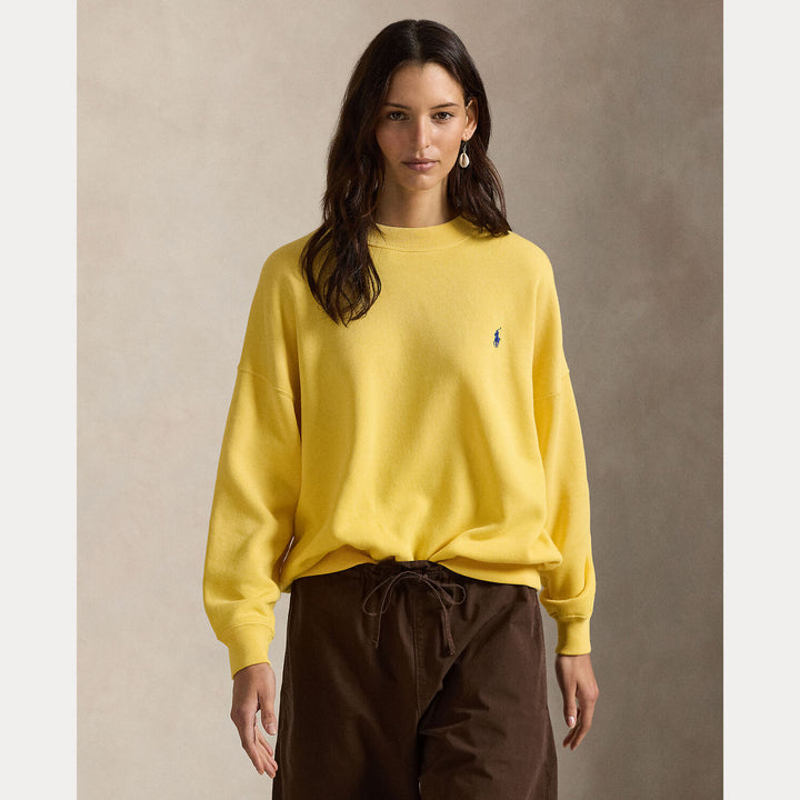 POLO Ralph Lauren Sweater – Geel-86% katoen, 14% polyester-DAMES TRUIEN & VESTEN-Geel