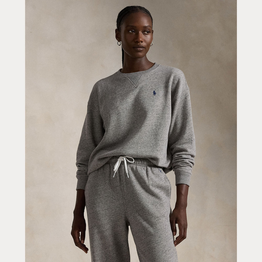 POLO Ralph Lauren Sweater – Grijs-100% katoen-DAMES TRUIEN & VESTEN-Grijs