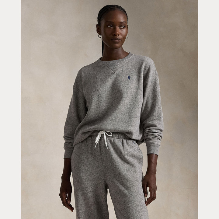 POLO Ralph Lauren Sweater – Grijs-100% katoen-DAMES TRUIEN & VESTEN-Grijs