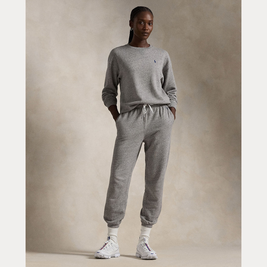 POLO Ralph Lauren Sweater – Grijs-100% katoen-DAMES TRUIEN & VESTEN-Grijs