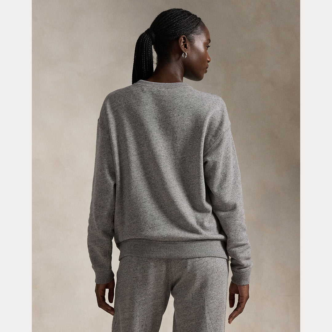 POLO Ralph Lauren Sweater – Grijs-100% katoen-DAMES TRUIEN & VESTEN-Grijs