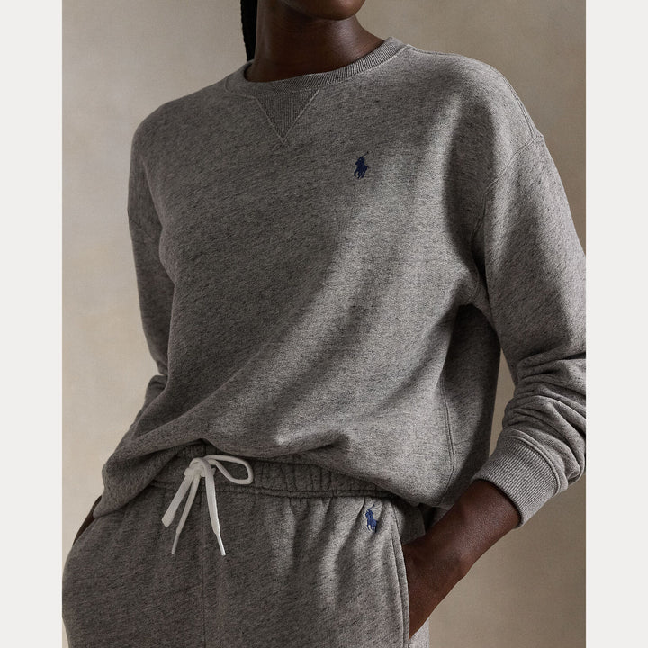 POLO Ralph Lauren Sweater – Grijs-100% katoen-DAMES TRUIEN & VESTEN-Grijs