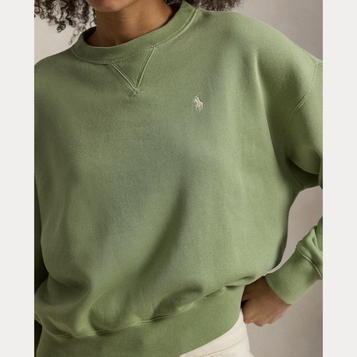 POLO Ralph Lauren – Sweater Groen-83% katoen, 17% polyester-DAMES TRUIEN & VESTEN-Groen
