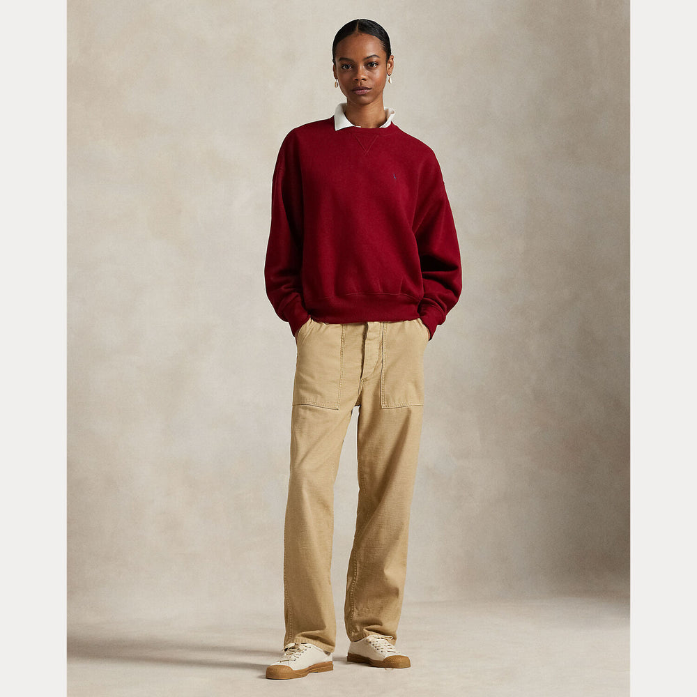 POLO Ralph Lauren Sweater – Rood-83% katoen, 17% polyester-DAMES TRUIEN & VESTEN-Rood