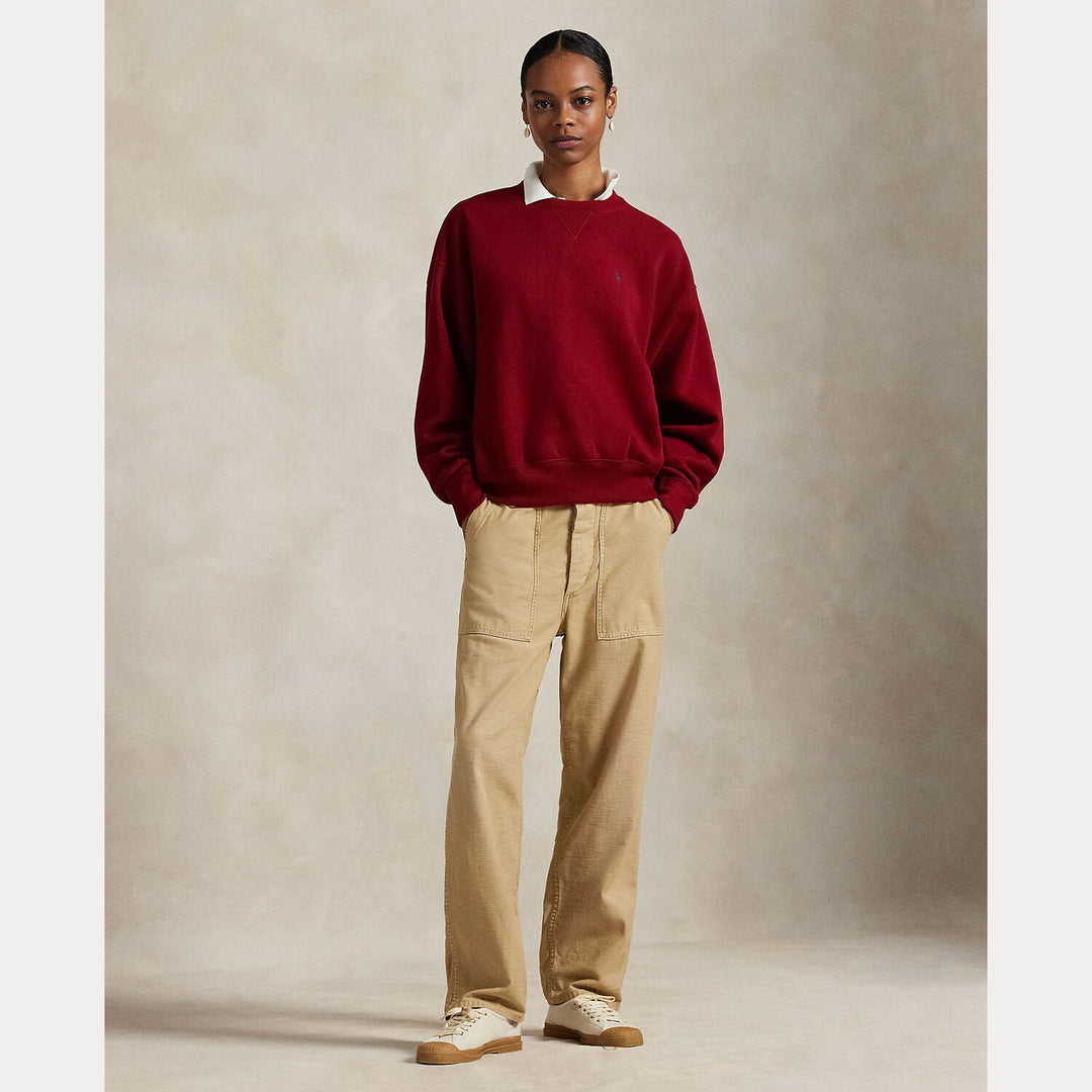 POLO Ralph Lauren Sweater – Rood-83% katoen, 17% polyester-DAMES TRUIEN & VESTEN-Rood