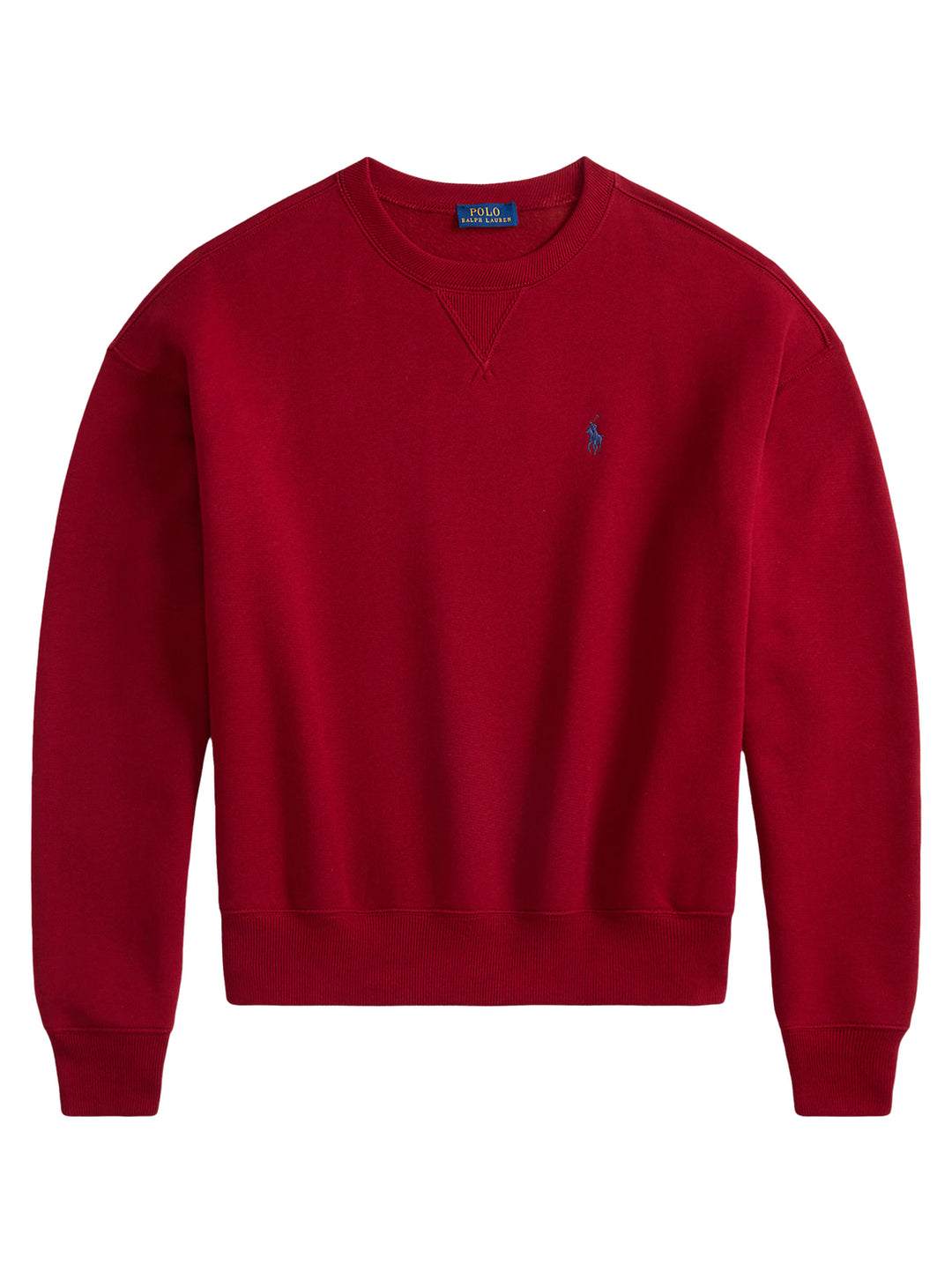 POLO Ralph Lauren Sweater – Rood-83% katoen, 17% polyester-DAMES TRUIEN & VESTEN-Rood