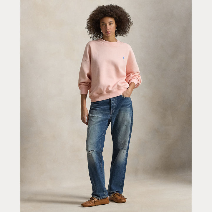 POLO Ralph Lauren Sweater – Roze-86% katoen, 14% polyester-DAMES TRUIEN & VESTEN-Roze