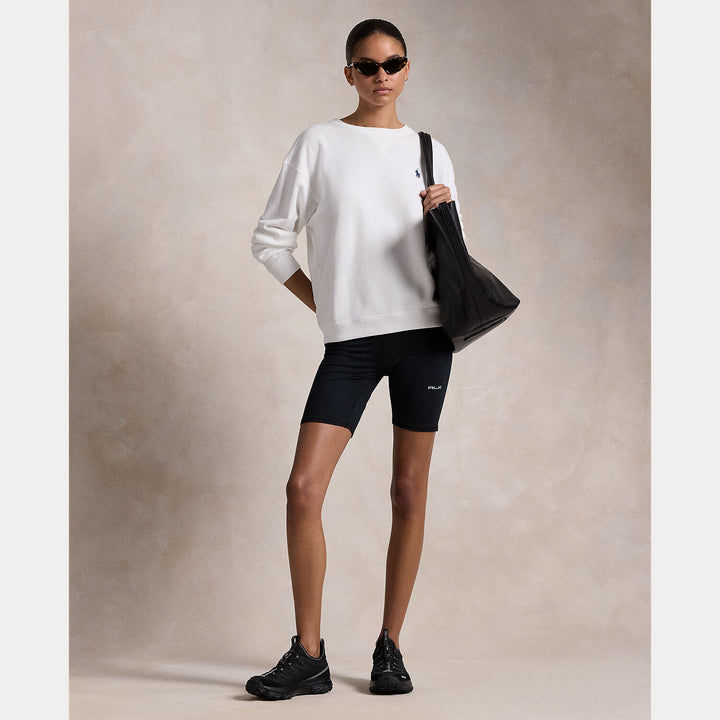 POLO Ralph Lauren Sweater – Wit-100% katoen-DAMES TRUIEN & VESTEN-Wit