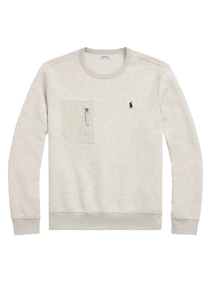 POLO Ralph Lauren sweatshirt-98% Katoen<br />2& Elastaan-HEREN TRUIEN & VESTEN-Grijs