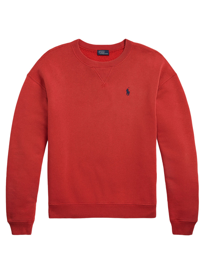 POLO Ralph Lauren sweatshirt met logo-Model: 83% katoen, 17% polyester.-DAMES TRUIEN & VESTEN-Rood