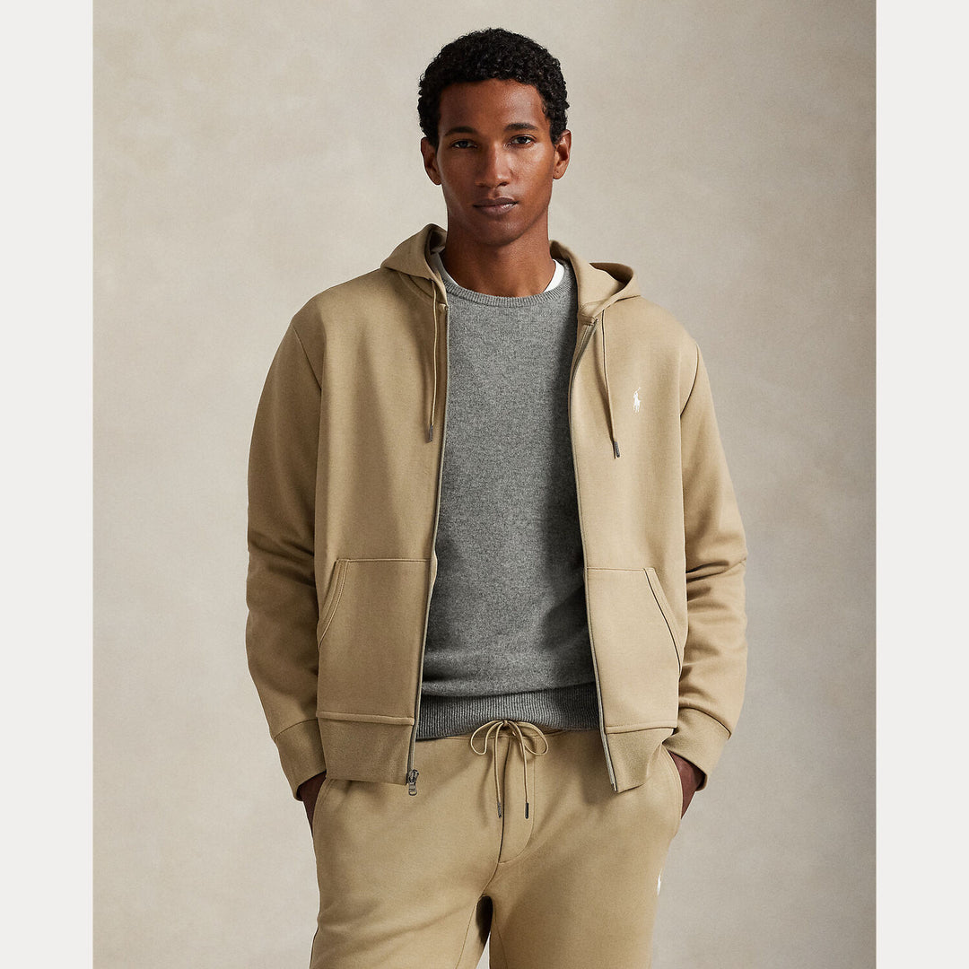 POLO Ralph Lauren Sweatvest – Beige-66% katoen, 34% polyester-HEREN TRUIEN & VESTEN-Beige