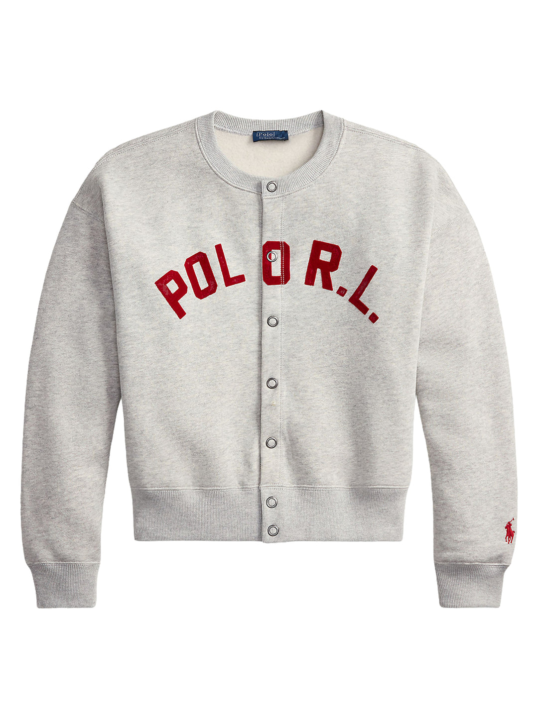POLO Ralph Lauren – Sweatvest Grijs-83% katoen, 17% polyester-DAMES TRUIEN & VESTEN-Grijs