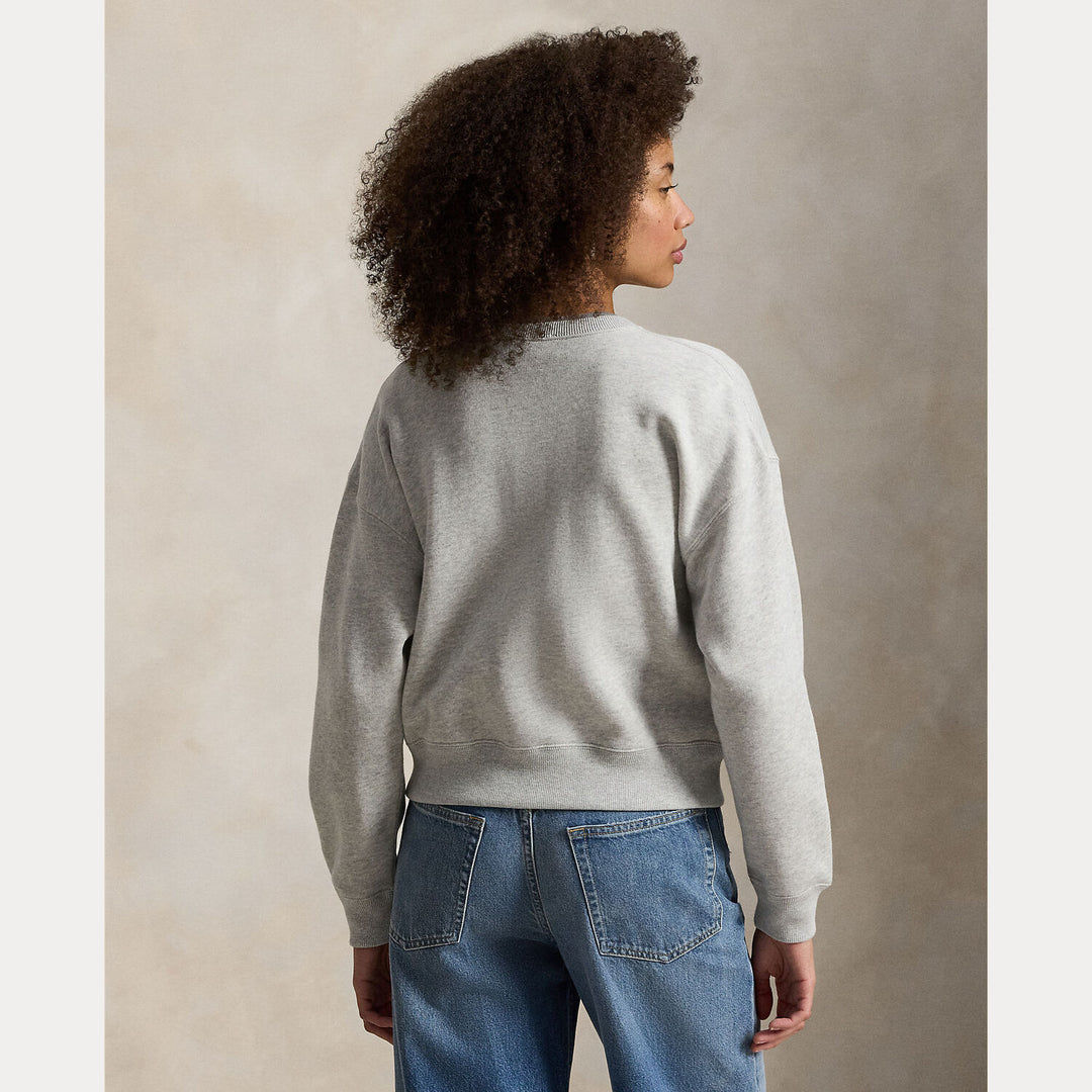 POLO Ralph Lauren – Sweatvest Grijs-83% katoen, 17% polyester-DAMES TRUIEN & VESTEN-Grijs