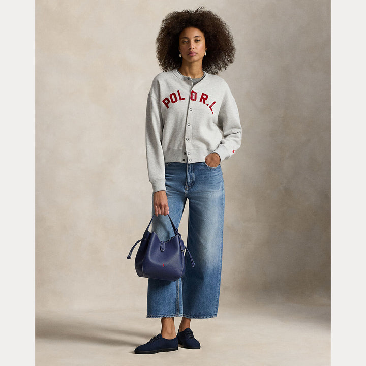 POLO Ralph Lauren – Sweatvest Grijs-83% katoen, 17% polyester-DAMES TRUIEN & VESTEN-Grijs