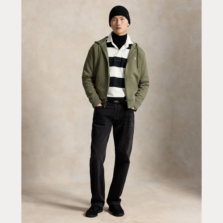 POLO Ralph Lauren Sweatvest – Groen-66% katoen, 34% polyester-HEREN TRUIEN & VESTEN-Groen