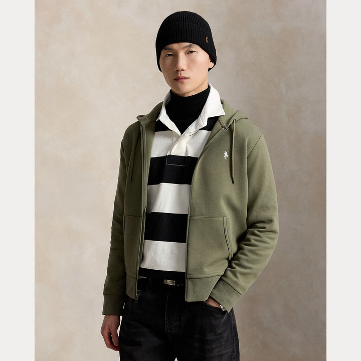 POLO Ralph Lauren Sweatvest – Groen-66% katoen, 34% polyester-HEREN TRUIEN & VESTEN-Groen