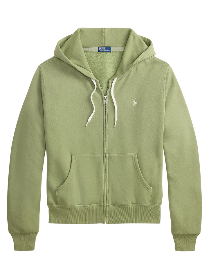 POLO Ralph Lauren – Sweatvest Groen-83% katoen, 17% polyester-DAMES TRUIEN & VESTEN-Groen