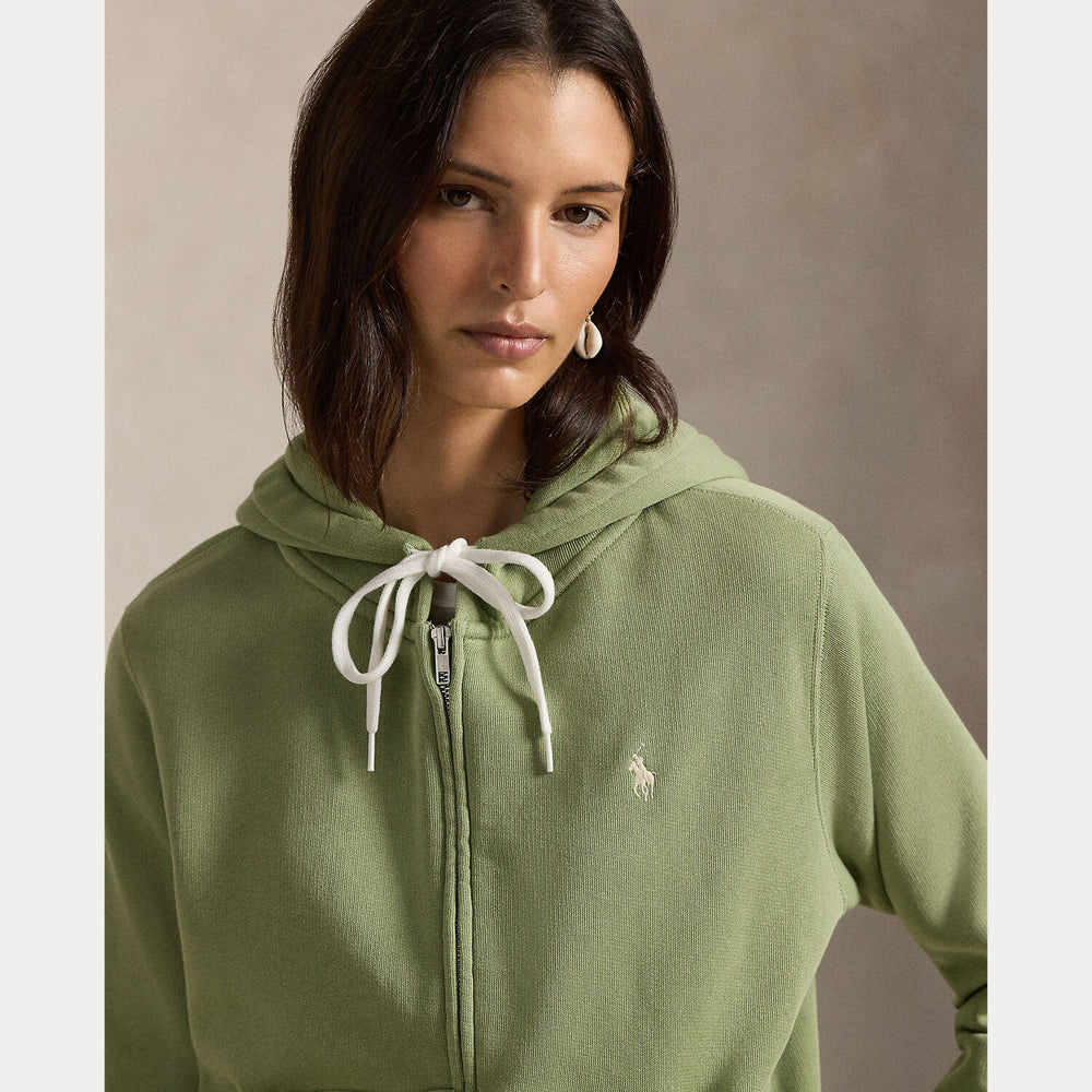 POLO Ralph Lauren – Sweatvest Groen-83% katoen, 17% polyester-DAMES TRUIEN & VESTEN-Groen