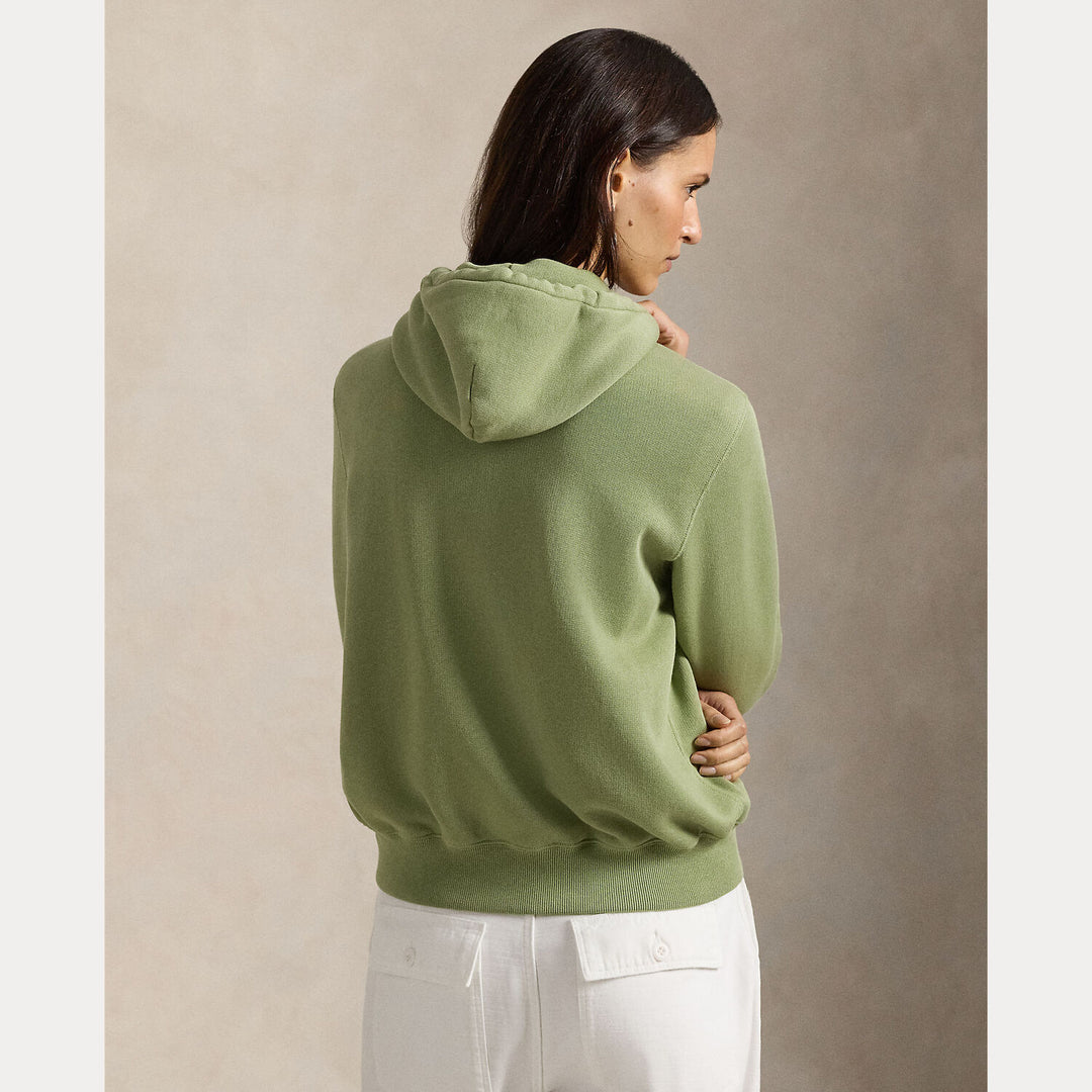 POLO Ralph Lauren – Sweatvest Groen-83% katoen, 17% polyester-DAMES TRUIEN & VESTEN-Groen