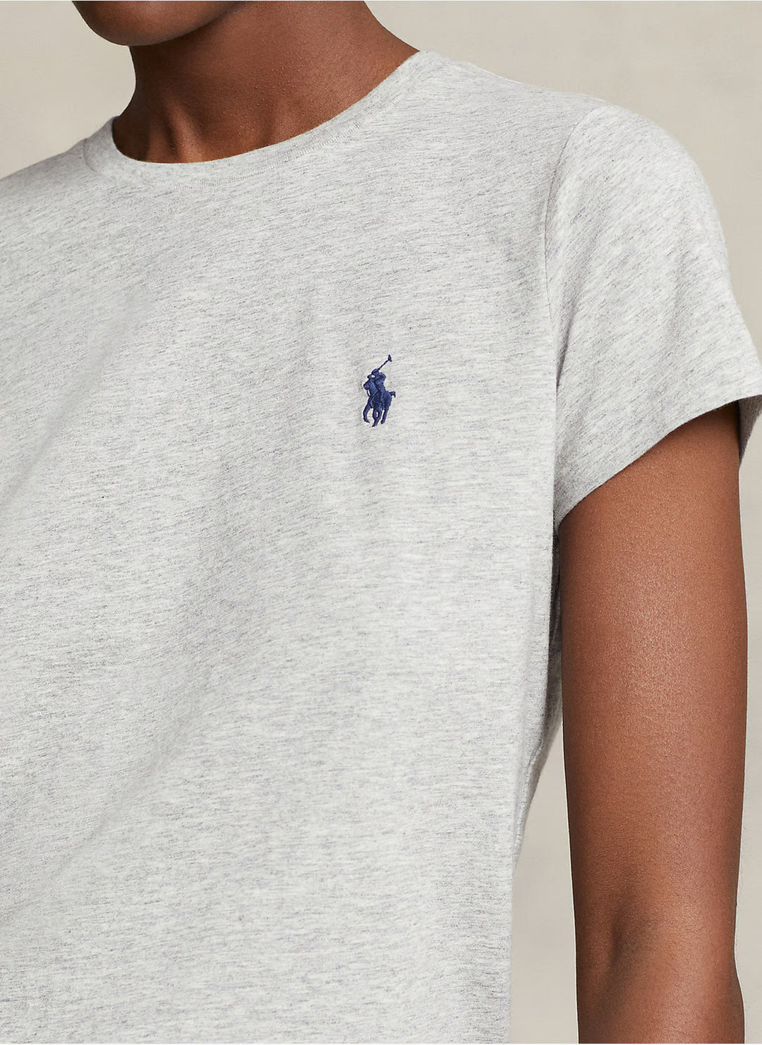 POLO Ralph Lauren t-shirt-100% katoen-DAMES TOPS & BLOUSES-Grijs