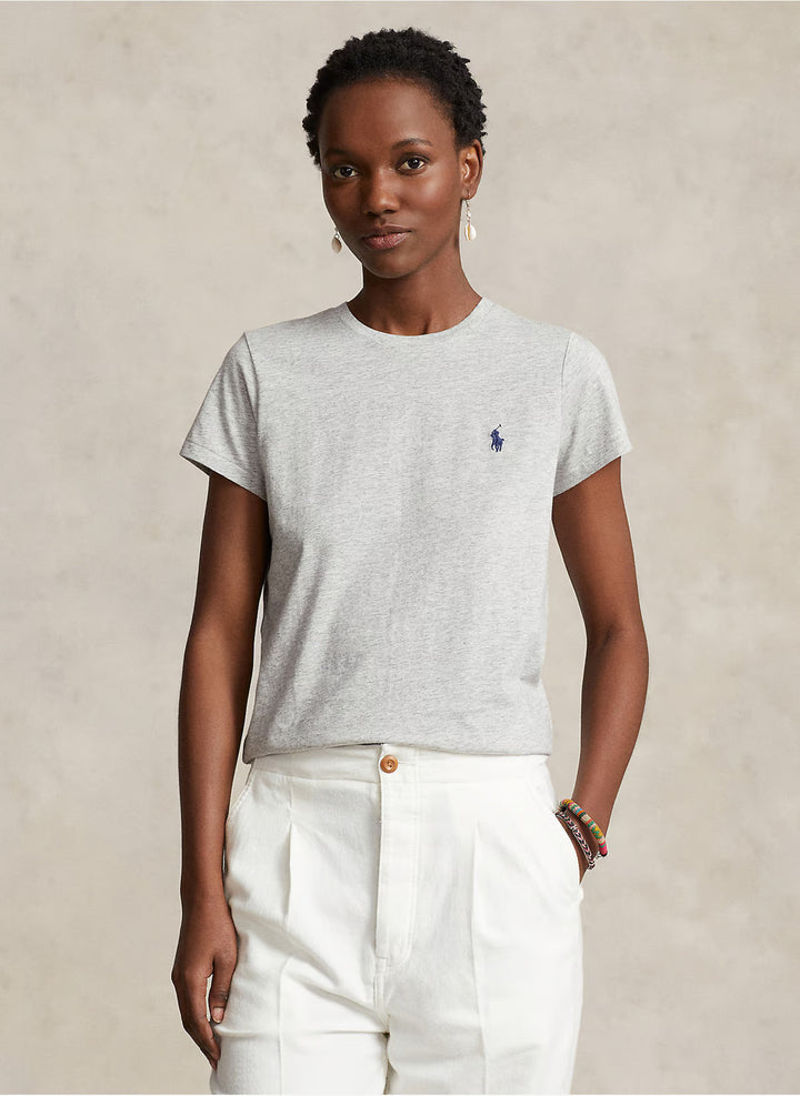 POLO Ralph Lauren t-shirt-100% katoen-DAMES TOPS & BLOUSES-Grijs